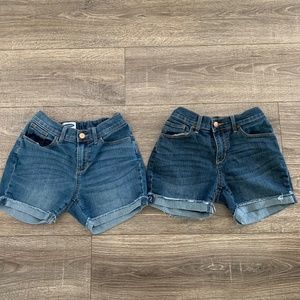 2 Pairs of Girls Sz. 12 Denim/Jean Shorts